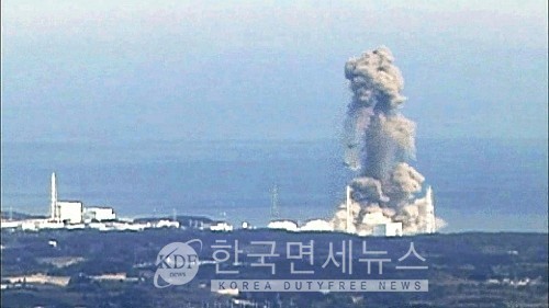 2011년 후쿠시마 원자력 발전소 폭발 모습
