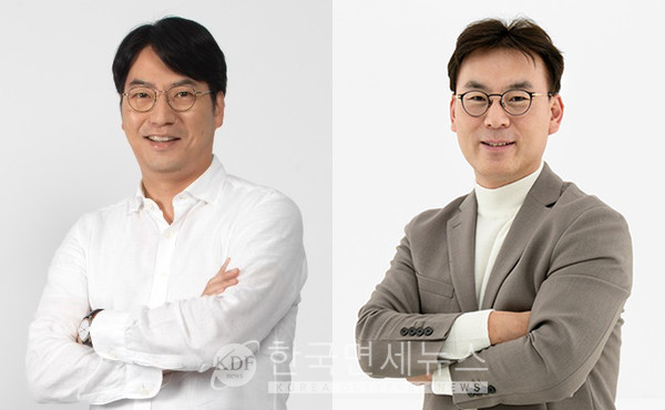 넷마블이 2022년도 정기 임원인사에서 이승원 글로벌 총괄 사장(왼쪽)과 도기욱 신임 각자 대표을 내정했다. 사진 넷마블