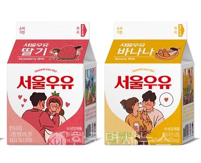 서울우유 X 이규영 작가 컬래버레이션 가공우유